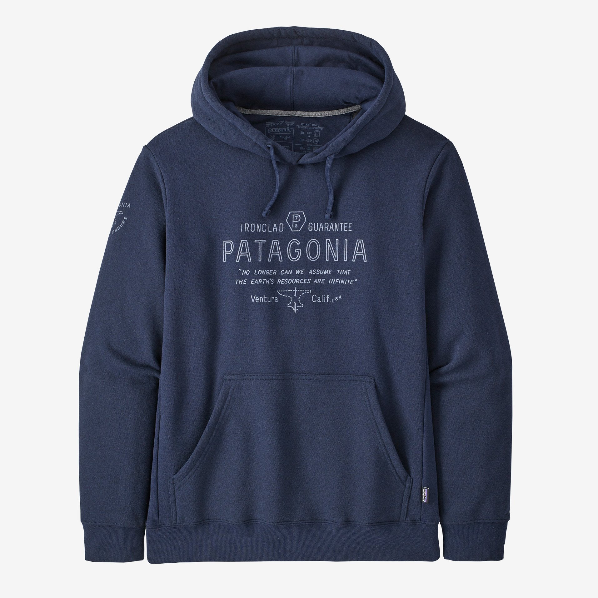 Patagonia Mens Forge Mark Uprisal Hoody Apparel Patagonia Small New Navy 