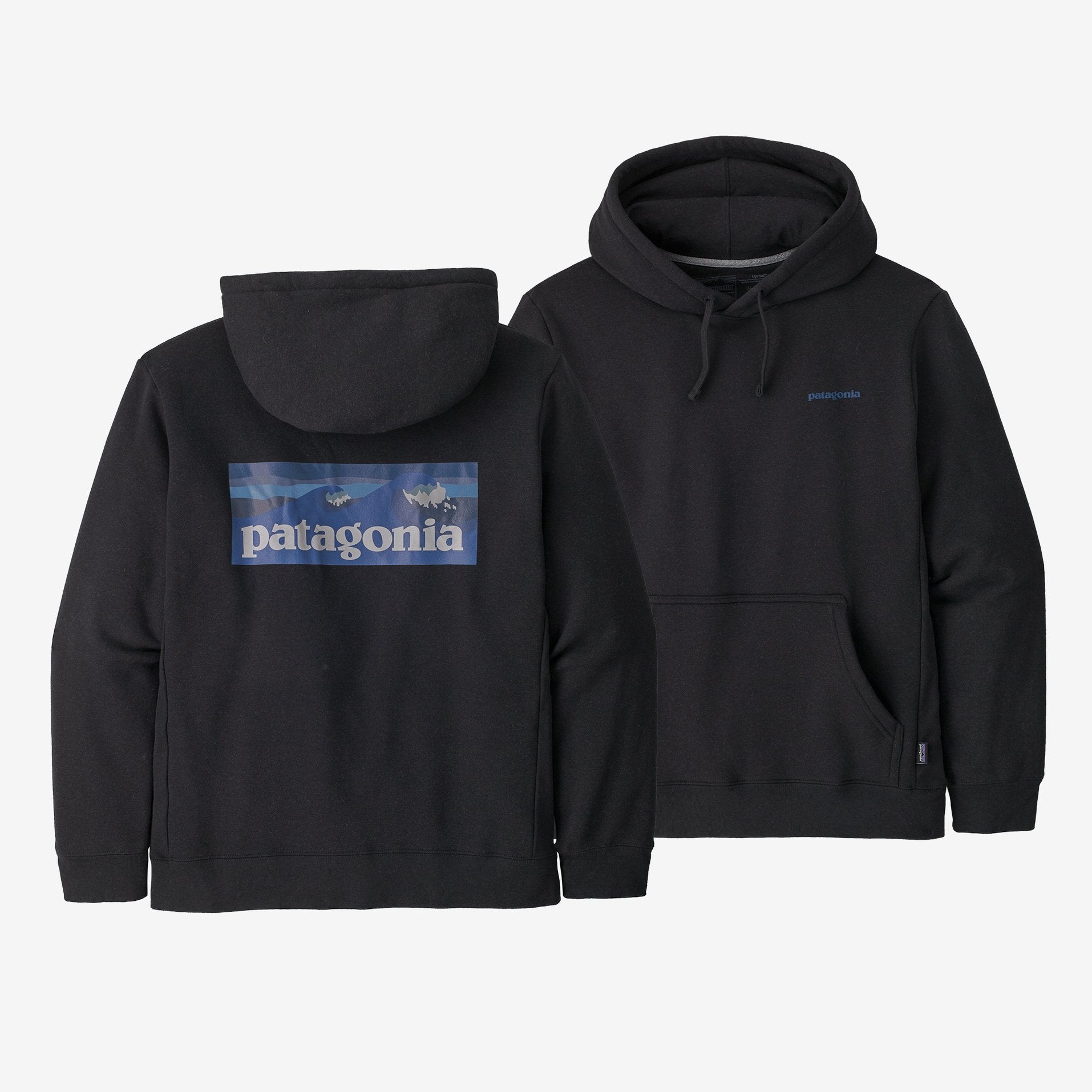 Patagonia Mens Boardshort Logo Uprisal Hoody Apparel Patagonia Small Ink Black 