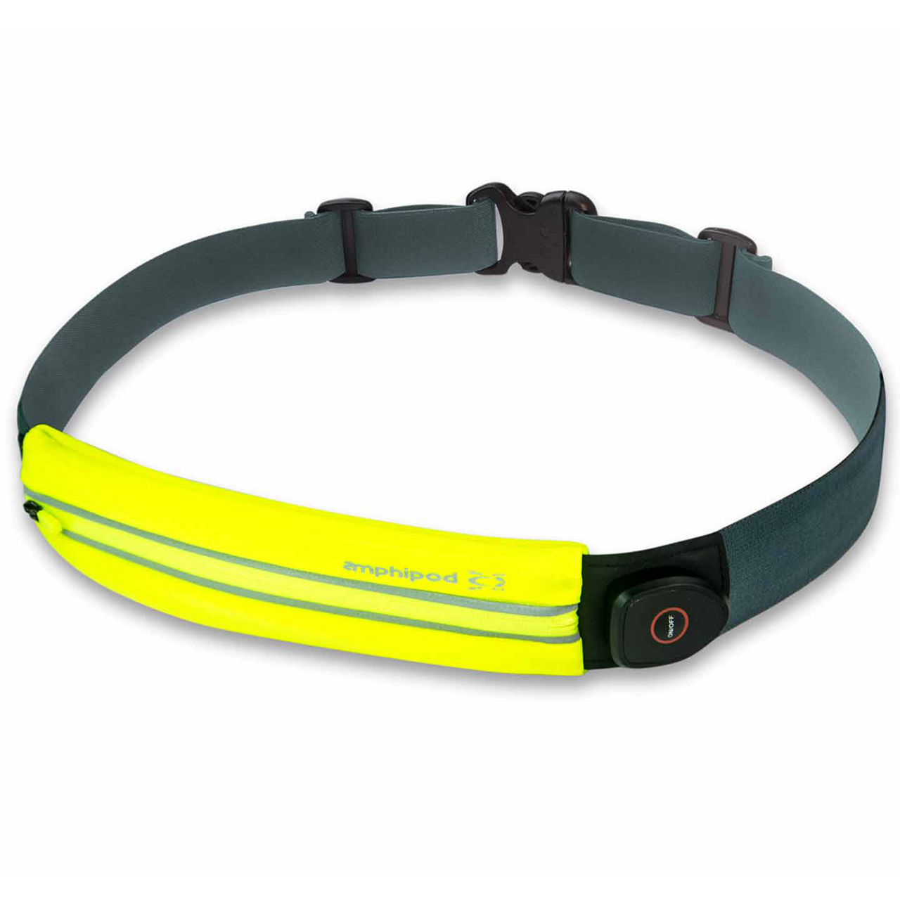 Amphipod Microstretch-Flash™ Rechargeable Waistpack Accessories AMPHIPOD, INC. Hi-Viz Lime  