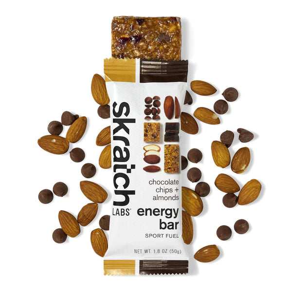 Skratch Energy Bar Sport Bar  Skratch Labs Chocolate Chips + Almond  