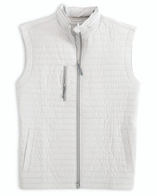 Johnnie-O Men's Crosswind Vest Apparel Johnnie-O Steel Small 