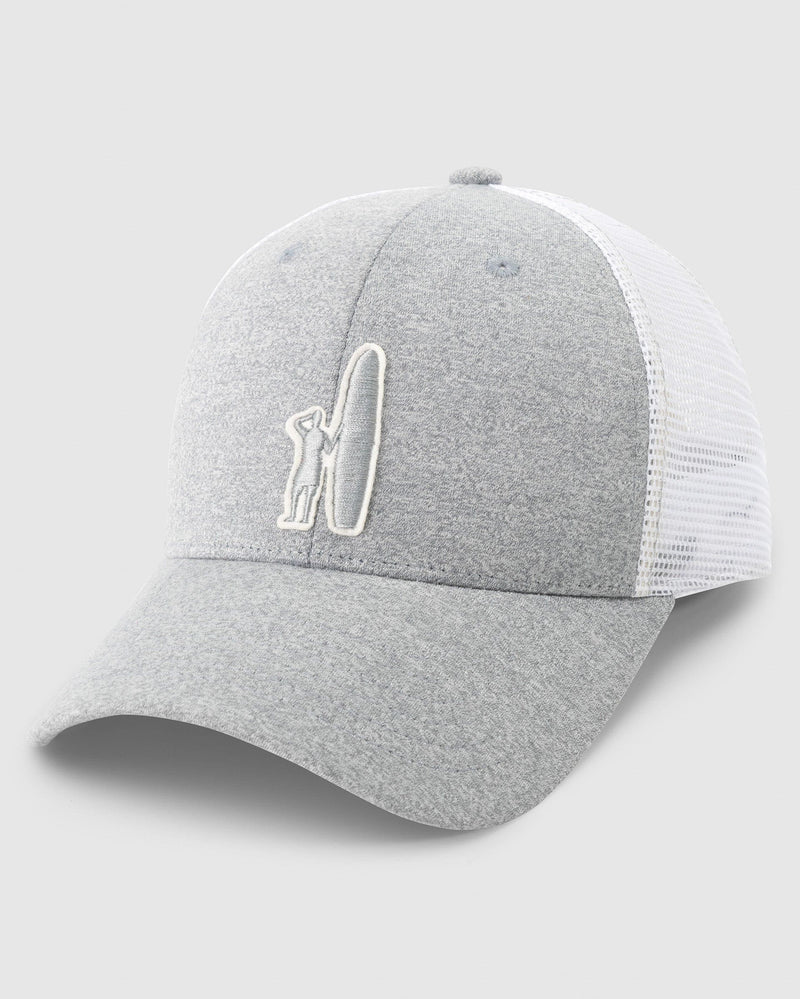 Johnnie-O The Varsity Trucker Hat Accessories Johnnie-O Grey  