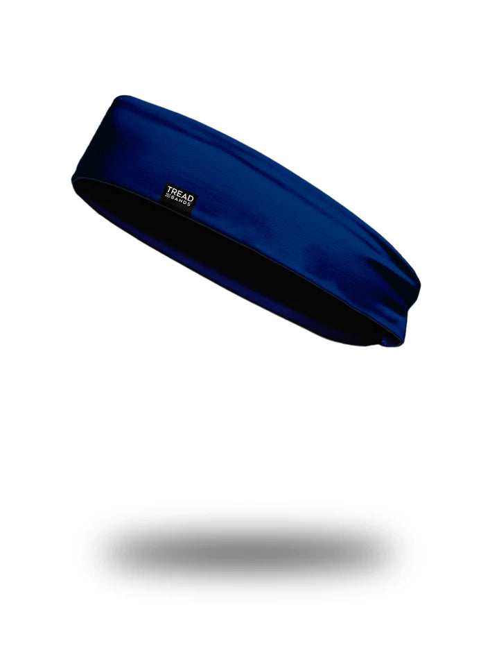 Treadbands All Season Contoured Headband Accessories Treadbands Navy  