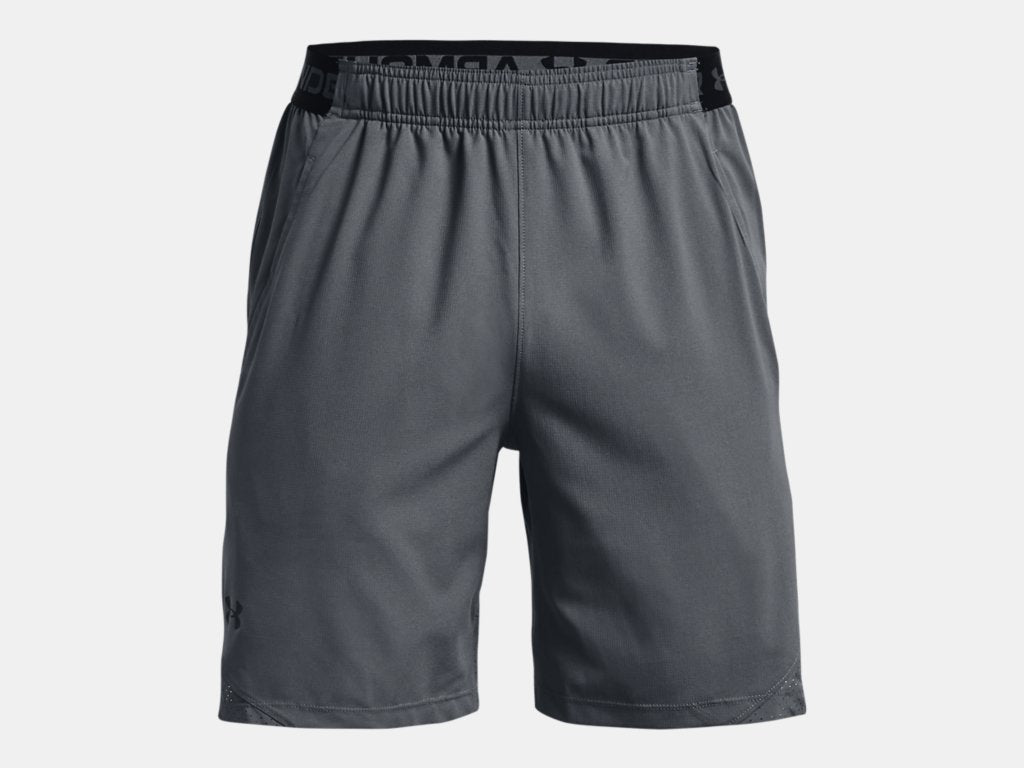Under Armour Mens Vanish Woven 8 In Short Apparel Under Armour Pitch Grey/Black-012 Small 