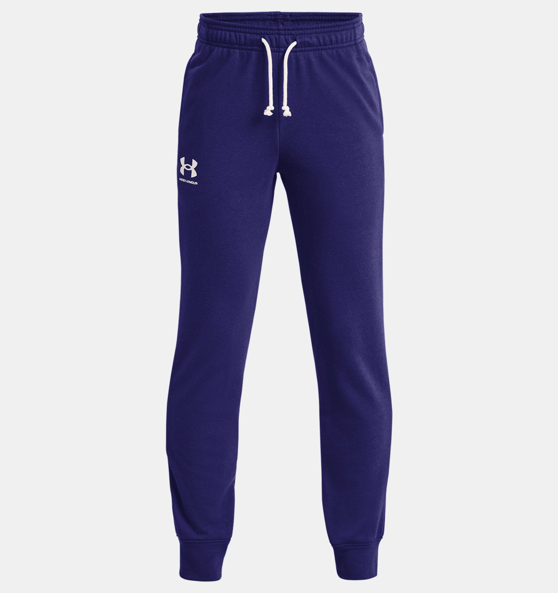 Under Armour Boys Rival Terry Joggers Apparel Under Armour Sonar Blue/Onyx White-468 Small 