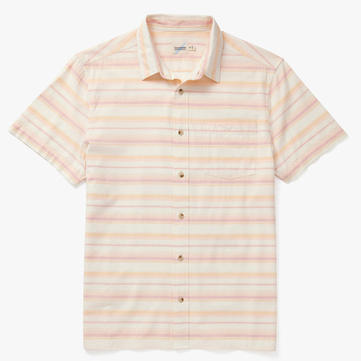 Fair Harbor Mens Positano Full Button Shirt Apparel Fair Harbor Small Sunset Stripe 