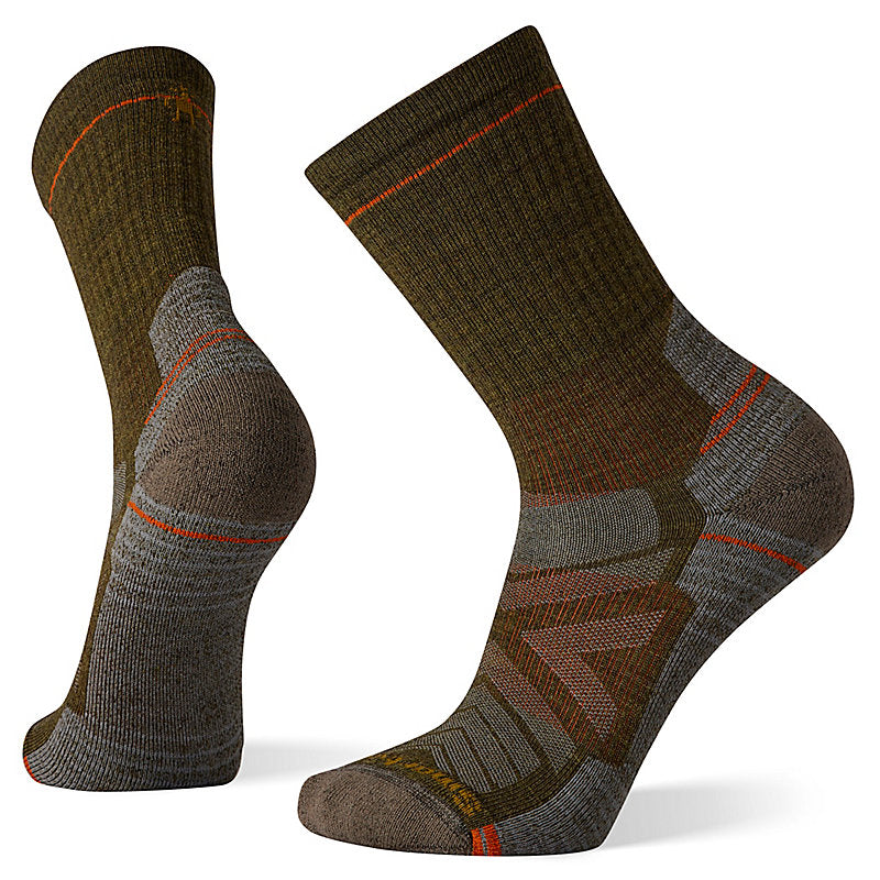 Smartwool Hike Light Cushion Crew Socks Apparel Smartwool Military Olive-D11 Medium 