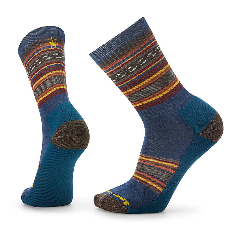 Smartwool Womens Regarita Crews Socks Apparel Smartwool Alpine Blue-B25 Large
