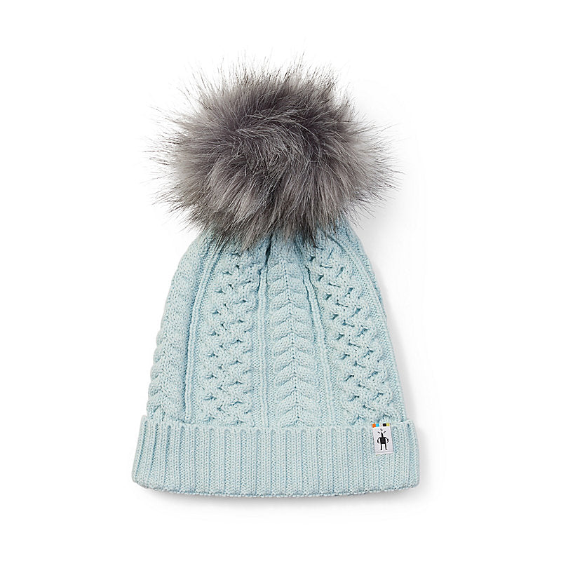 Smartwool Lodge Girl Beanie Accessories Smartwool Bleached Aqua-J21  