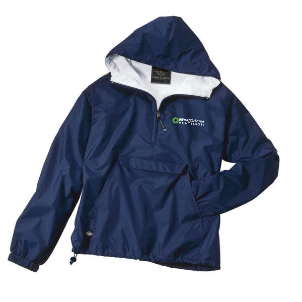 Seven Acres Montessori School 1/4 Zip Wind Jacket Logowear Seven Acres Montessori School   