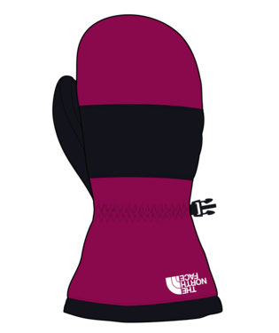 The North Face Kids' Montana Ski Mitt Accessories North Face Fuschia Pink/TNF Black-ND5 XSmall 