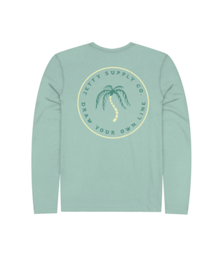 Jetty Mens Squal Uv Long Sleeve Tee Apparel Jetty Small Mint 