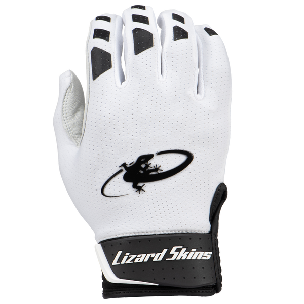 Lizard Skins Youth Komodo V2 Batting Gloves Equipment Lizard Skins Diamond White Youth Small 