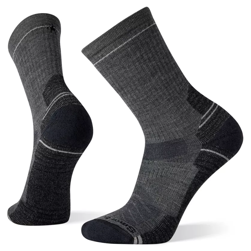 Smartwool Hike Light Cushion Crew Socks Apparel Smartwool Medium Gray-052 Medium 