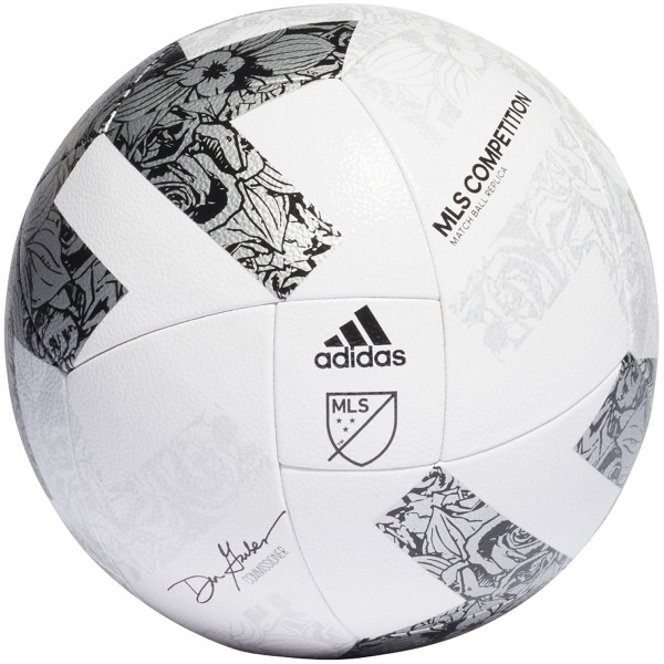 adidas MLS Competition 2023 NFHS Soccer Ball Equipment Adidas 4 White/Iron Metallic/Silver