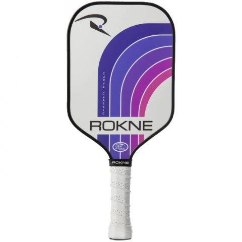 Rokne Curve Classic Pickleball Paddle Equipment Rokne Northern Sky  