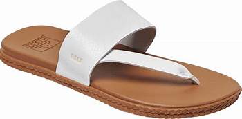 Reef Womens Cushion Sol Footwear Reef 6 White/Snake-WSN 